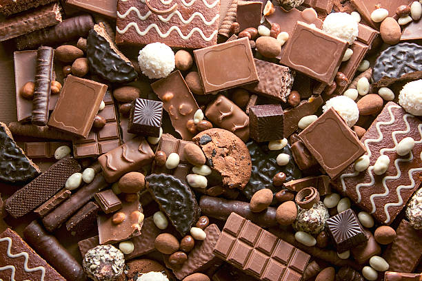 An assortment of chocolates