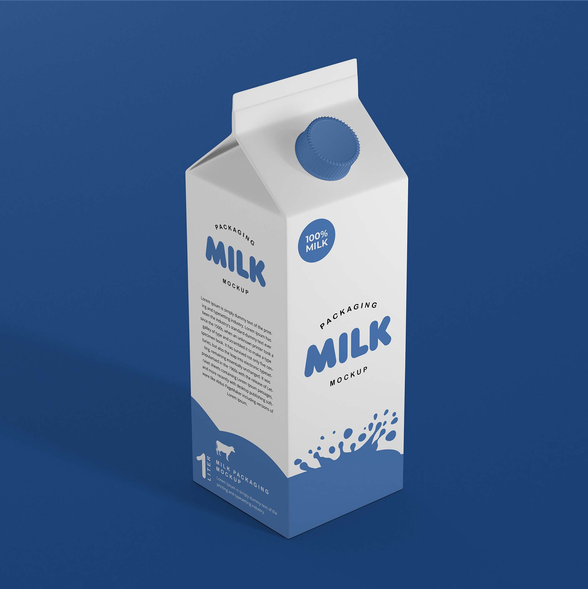 A carton of packaged milk